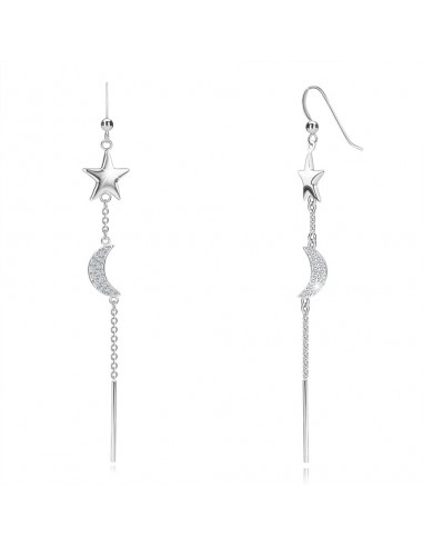 Cercei Lungi Argint 925 Stea Lant...