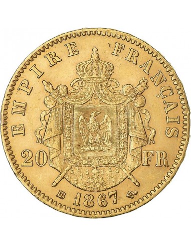 Moneda istorica din Aur - 20 franci...
