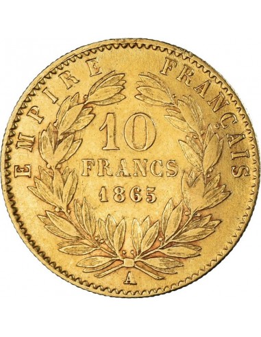 Moneda istorica din Aur - 10 franci...