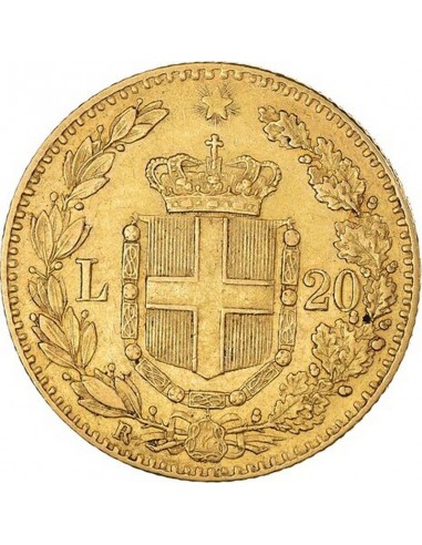 Moneda istorica din Aur - 20 lire...