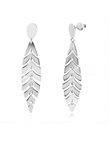 Cercei Argint 925 Pana Diafana