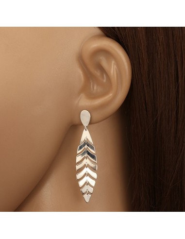 Cercei Argint 925 Pana Diafana