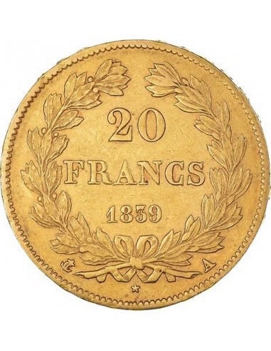 Moneda istorica din Aur - 20 franci...