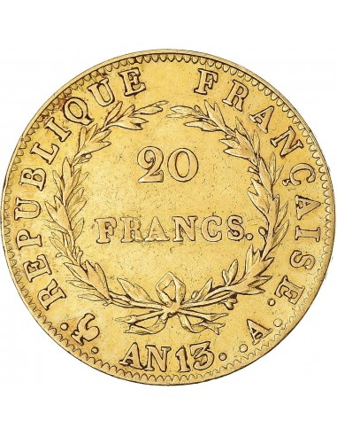 Moneda istorica din Aur - 20 franci...