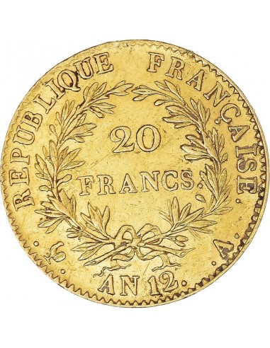 Moneda istorica din Aur - 20 franci...