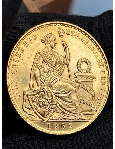 Moneda istorica din Aur - 20 soles...