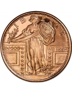 Moneda din Cupru - Standing...