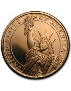 Moneda din Cupru - Statuia...