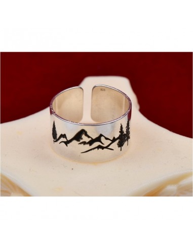 Inel Argint Reglabil Munti