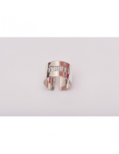 Inel Argint Reglabil Personalizat Nume