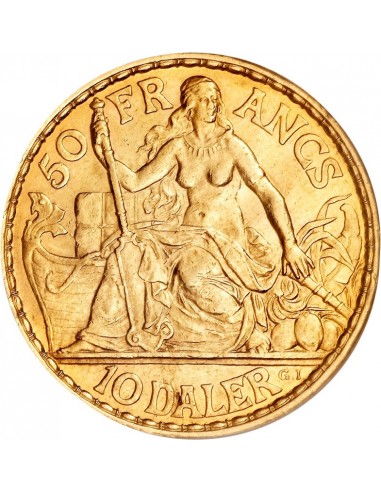 Moneda istorica din Aur - 10 daler\50...