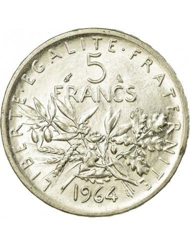 Moneda istorica din Argint - 5 franci...