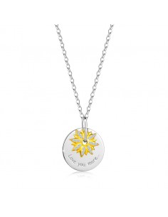 Colier Argint 925 floare...