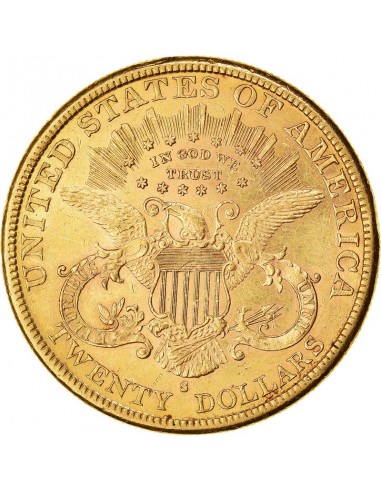 Moneda istorica din Aur - 20 dolari...