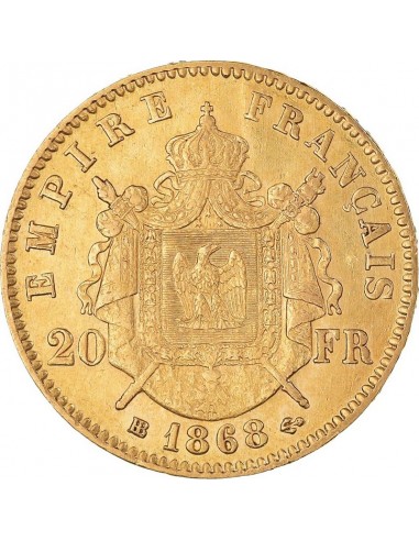Moneda istorica din Aur - 20 franci...