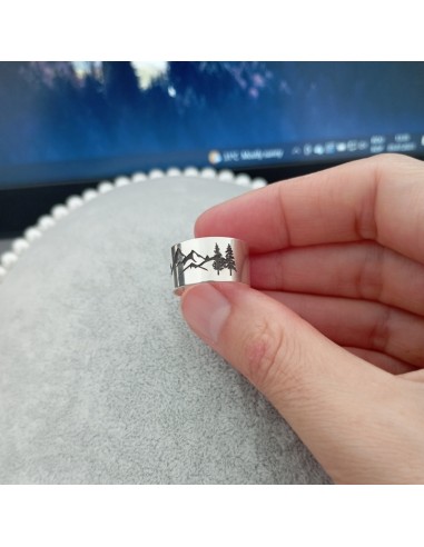 Inel Argint Reglabil Munti