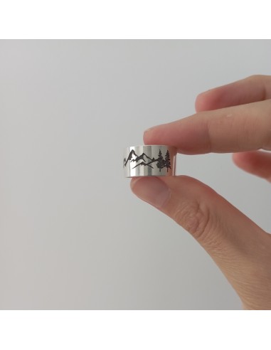 Inel Argint Reglabil Munti