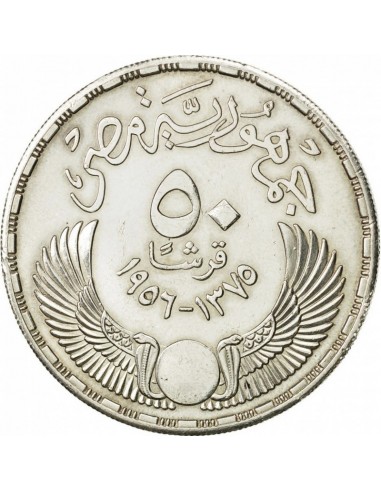 Moneda istorica din Argint - 50 qirsh...