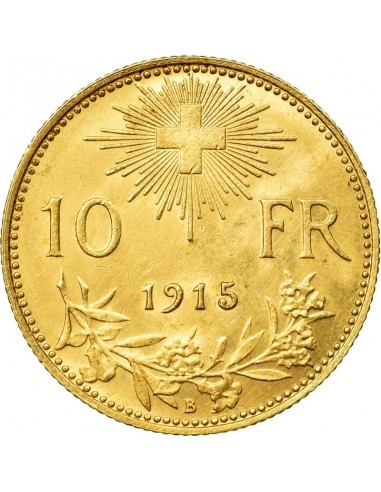 Moneda istorica din Aur - 10 franci...