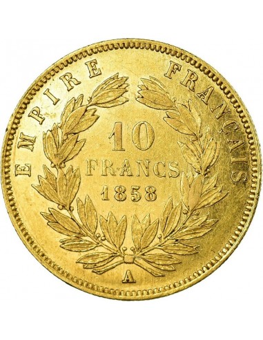 Moneda istorica din Aur - 10 franci...