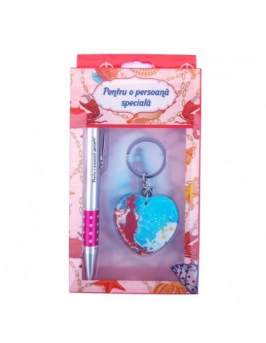 Set breloc cu pix pentru iubita