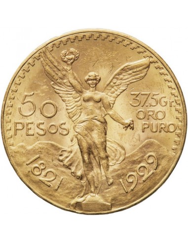 Moneda istorica din Aur - 50 pesos...