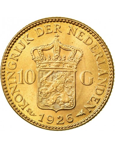 Monedă istorica din Aur - 10 guldeni...