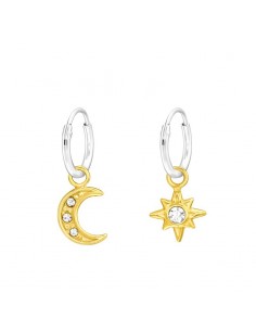 Cercei Argint 925 Luna si...