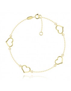Bratara Aur 14k Inimioare
