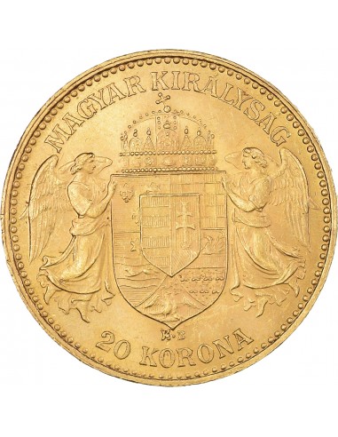 Moneda istorica din Aur - 20 coroane...