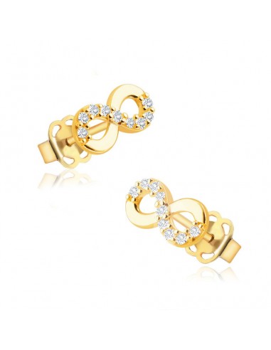 Cercei Aur 14k Simbol Infinit cu...