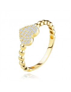 Inel Aur 14k Inimioara