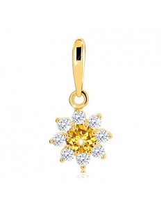 Pandantiv Aur 14 k Floare...