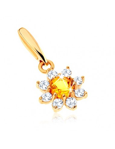 Pandantiv Aur 14 k Floare...