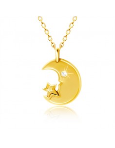 Colier Aur 14K Luna cu...