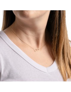 Colier Aur 14 K Doua Inimi... 2
