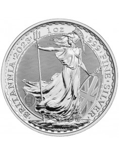 Moneda Argint pur Britannia...
