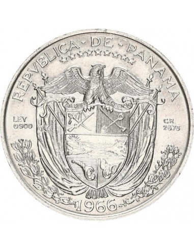 Moneda istorica din Argint - 1 Balboa...