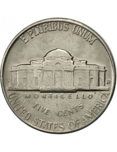 Moneda istorica - 5 centi Jefferson...