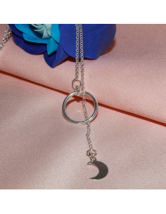 Lant argint tip choker cerc... 2