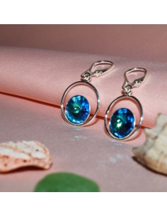 Cercei din argint cristal...