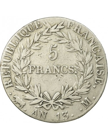 Moneda istorica din Argint - 5 franci...