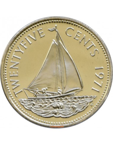 Moneda istorica din Nickel - 25 centi...