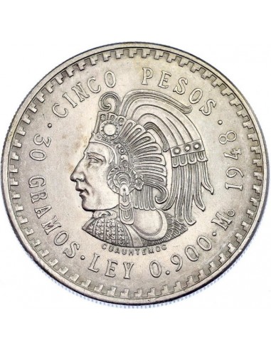 Moneda istorica din Argint - 5 pesos...