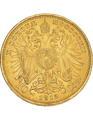 Moneda istorica din Aur - 10 coroane...