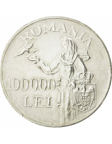 Moneda istorica din Argint - 100.000...