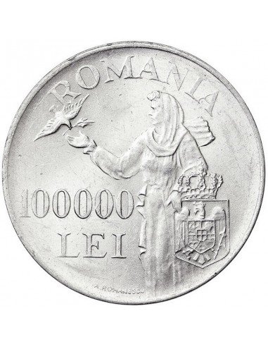 Moneda istorica din Argint - 100.000...