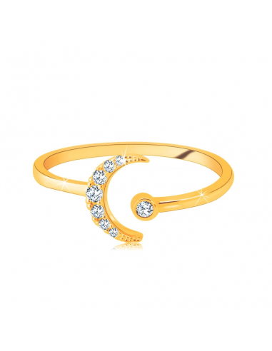 Inel Aur 9 K Luna cu Pietre