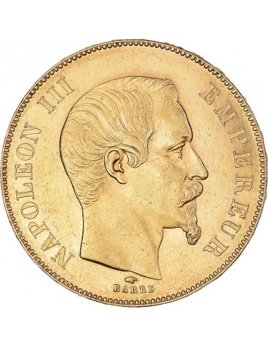 Moneda istorica din Aur - 50 franci...