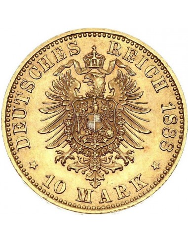 Moneda istorica din Aur -10 marci...